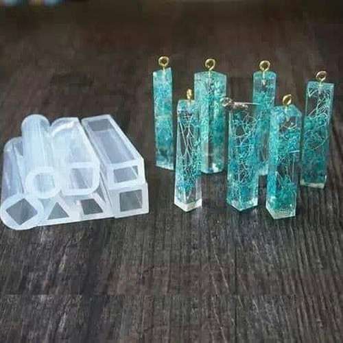 قالب سیلیکونی استوانه تو گردنی مجموعه 10عددی