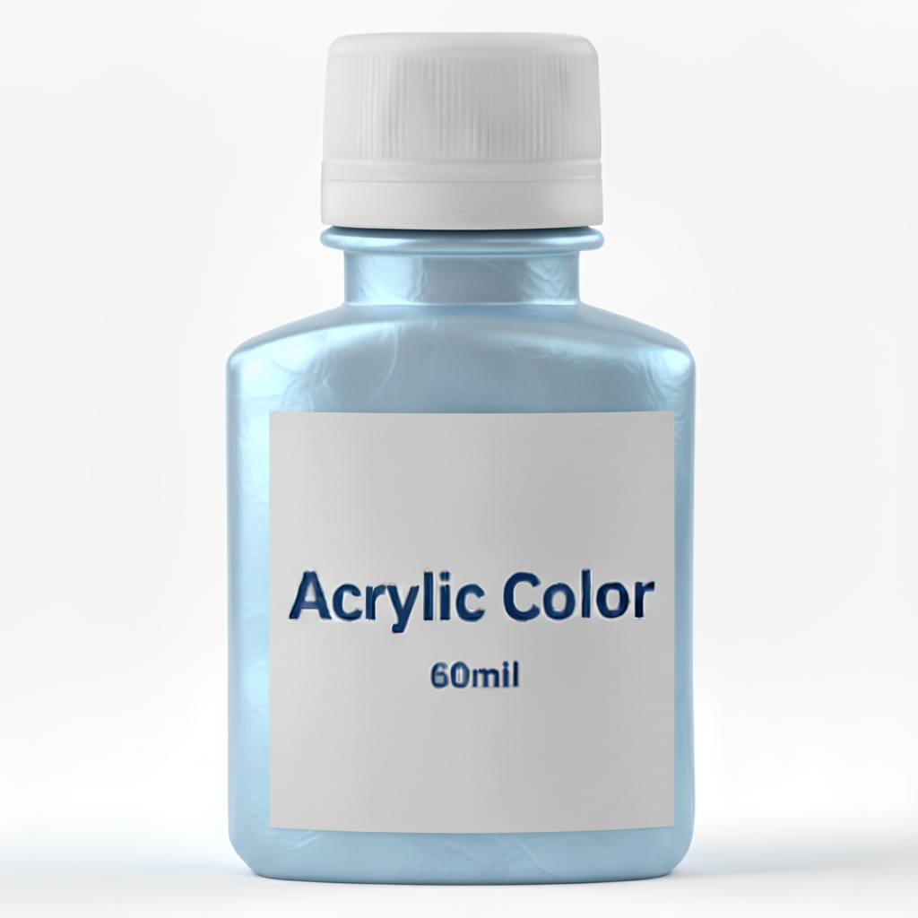 رنگ اکریلیک متالیک آیی لاجوردی حجم ۶۰ میل