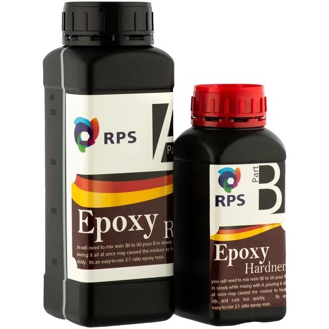 رزین اپوکسی نیمه غلیظ آلمانی حجم 1.5 کیلوگرم به همراه هاردنر